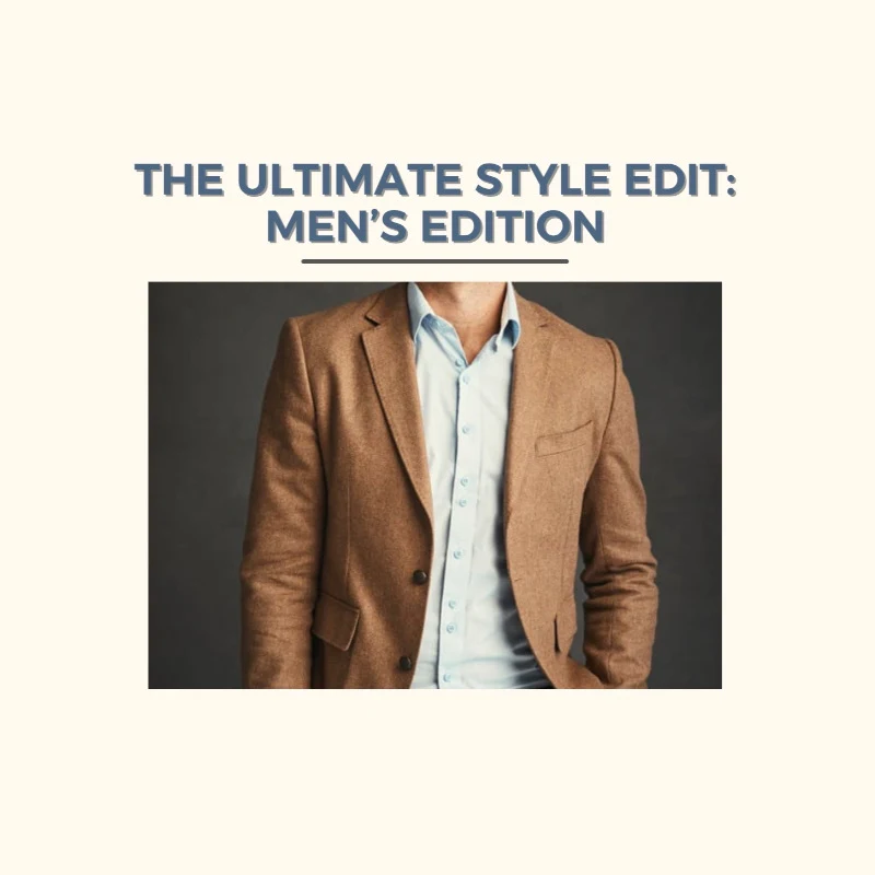The Ultimate Style Edit: Men's Edition — digital style guide by Danielle Marie