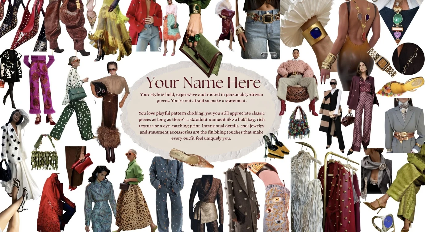 Master Style Moodboard — Staples & Statements styling